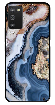 Marble Design Metal Mobile Case for Samsung Galaxy A03s