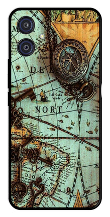 Map Design Metal Mobile Case for Samsung Galaxy A04E