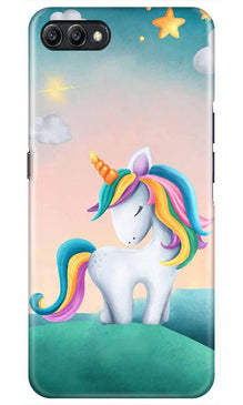 Unicorn Mobile Back Case for Realme C1  (Design - 366)