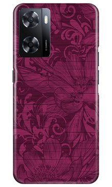 Purple Backround Mobile Back Case for Oppo A57 2022 (Design - 22)