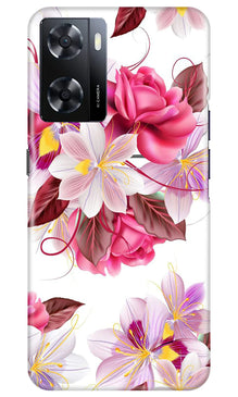 Beautiful flowers Mobile Back Case for Oppo A57 2022 (Design - 23)