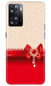 Gift Wrap3 Mobile Back Case for Oppo A57 2022 (Design - 36)