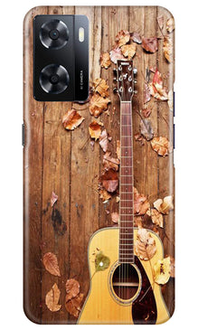 Guitar Mobile Back Case for Oppo A57 2022 (Design - 43)