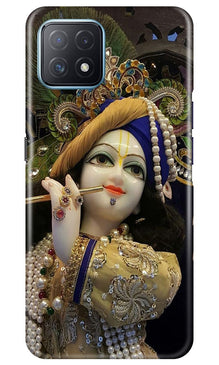 Lord Krishna3 Mobile Back Case for Oppo A73 5G (Design - 18)