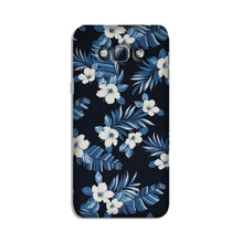 White flowers Blue Background2 Case for Galaxy A8 (2015)