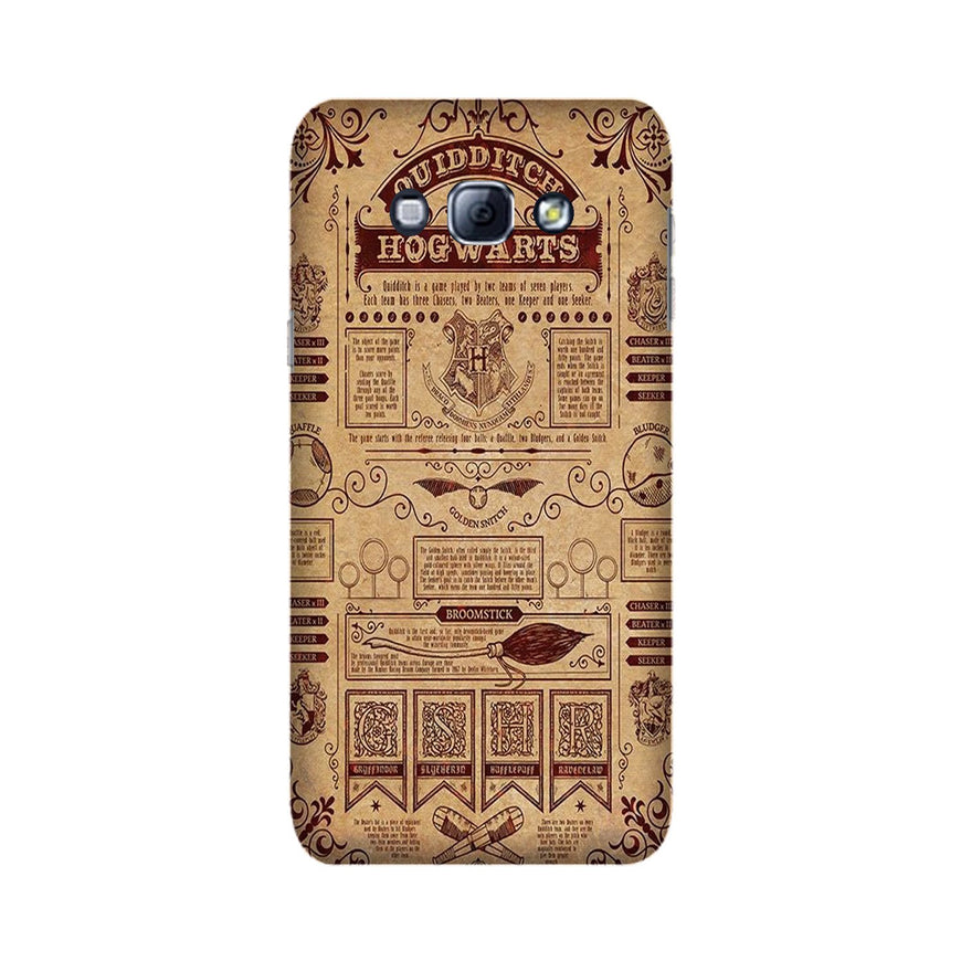 Hogwarts Mobile Back Case for Galaxy A8 (2015)  (Design - 304)