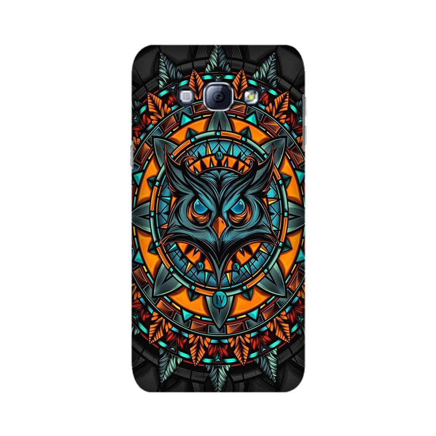 Owl Mobile Back Case for Galaxy A8 (2015)  (Design - 360)