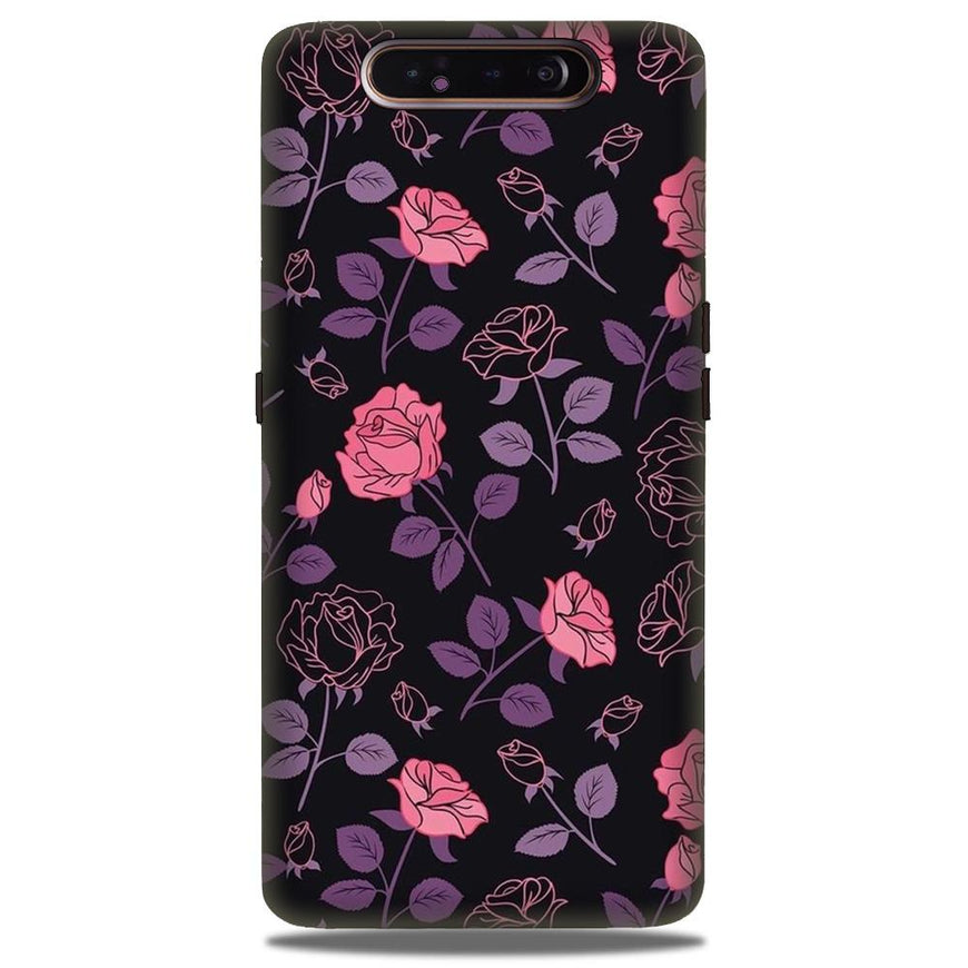 Rose Pattern Case for Samsung Galaxy A80