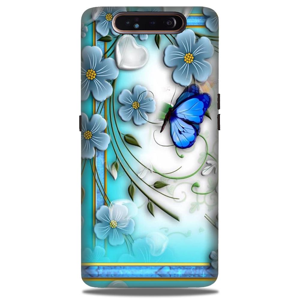 Blue Butterfly Case for Samsung Galaxy A80