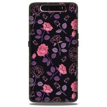 Rose Black Background Case for Samsung Galaxy A80