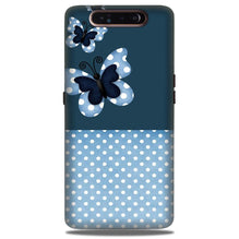 White dots Butterfly Case for Samsung Galaxy A80