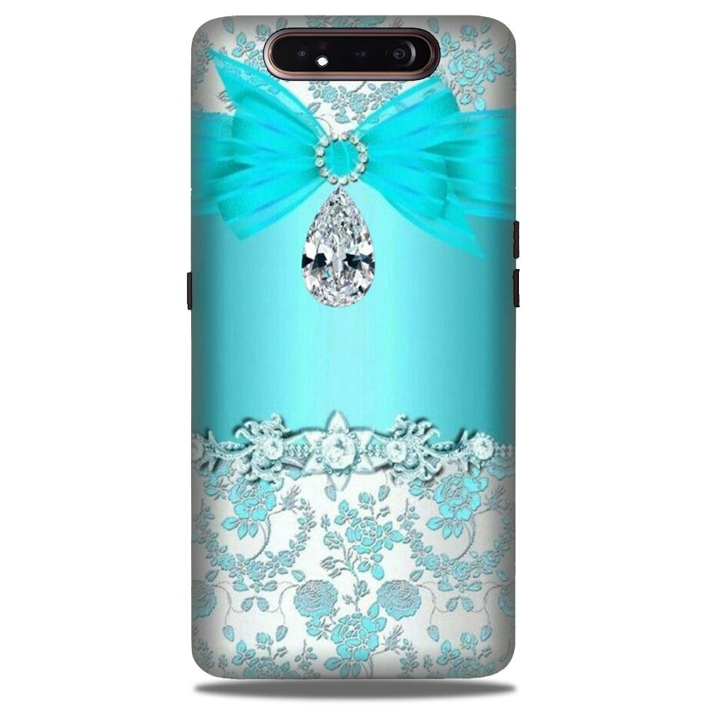 Shinny Blue Background Case for Samsung Galaxy A80