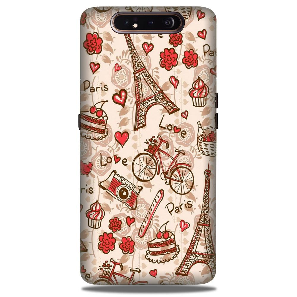 Love Paris Case for Samsung Galaxy A80  (Design - 103)