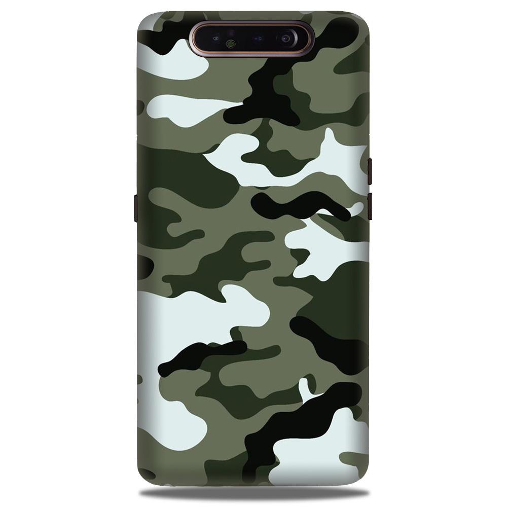 Army Camouflage Case for Samsung Galaxy A80  (Design - 108)