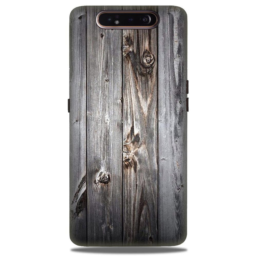 Wooden Look Case for Samsung Galaxy A80  (Design - 114)