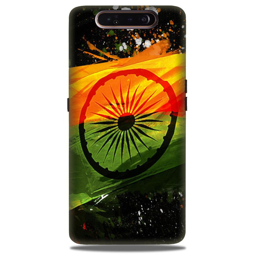 Indian Flag Case for Samsung Galaxy A80  (Design - 137)