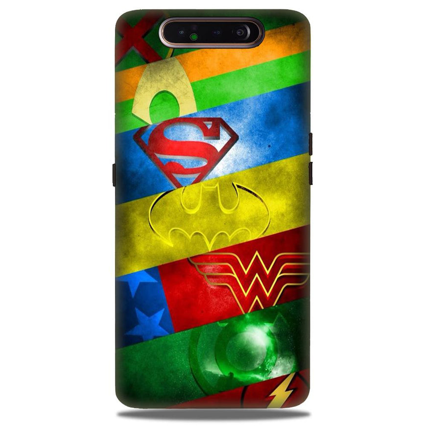 Superheros Logo Case for Samsung Galaxy A80 (Design No. 251)