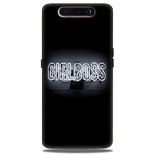 Girl Boss Black Case for Samsung Galaxy A80 (Design No. 268)