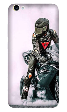 Biker Mobile Back Case for Oppo A83  (Design - 383)