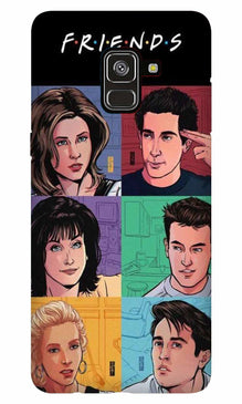 Friends Mobile Back Case for Galaxy A8 Plus   (Design - 357)