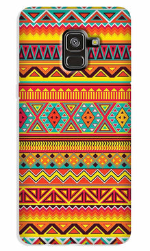 Zigzag line pattern Case for Galaxy A8 Plus