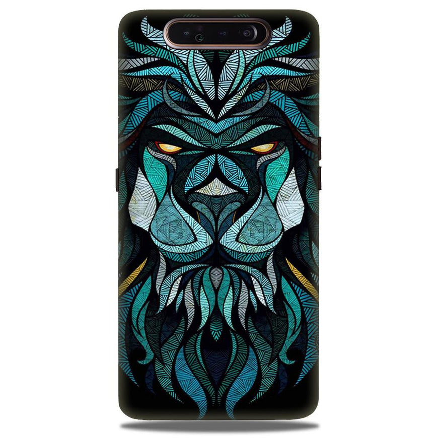 Lion Mobile Back Case for Samsung Galaxy A80  (Design - 314)