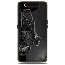 Royal Enfield Mobile Back Case for Samsung Galaxy A80  (Design - 381)