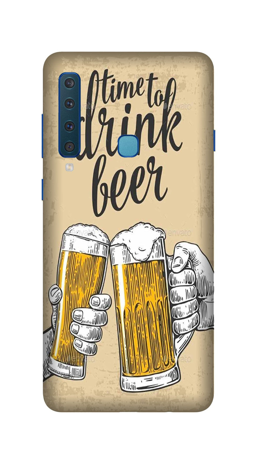 Drink Beer Mobile Back Case for Galaxy A9 2018   (Design - 328)