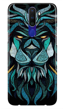 Lion Mobile Back Case for Oppo A9 2020  (Design - 314)