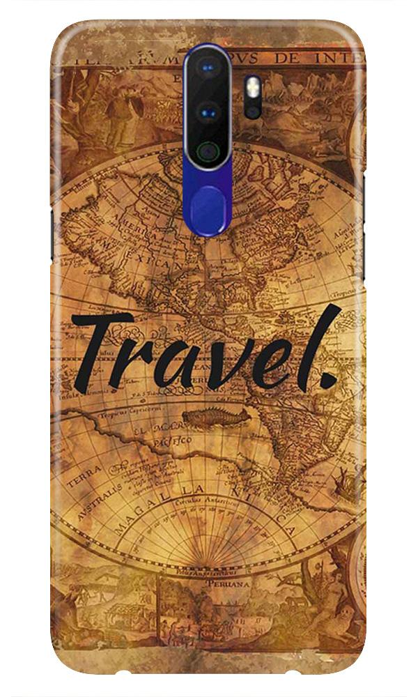 Travel Mobile Back Case for Oppo A5 2020  (Design - 375)