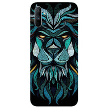 Lion Mobile Back Case for Realme C3  (Design - 314)