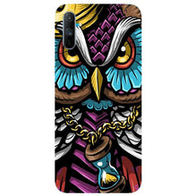 Owl Mobile Back Case for Realme C3  (Design - 359)