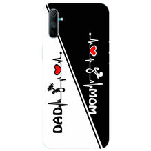 Love Mom Dad Mobile Back Case for Realme C3  (Design - 385)