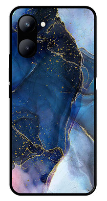 Blue Marble Metal Mobile Case for Realme C33