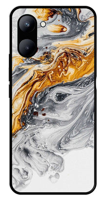Marble Pattern Metal Mobile Case for Realme C33