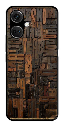 Alphabets Metal Mobile Case for OnePlus Nord CE 3 5G