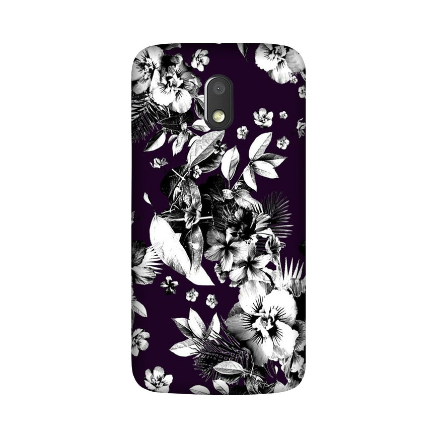 white flowers Case for Moto G4 Play