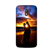 Couple Sea shore Case for Moto G4 Play