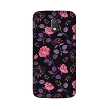 Rose Black Background Case for Moto G4 Play