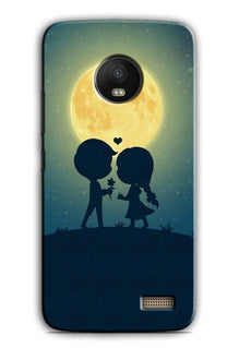 Love Couple Case for Moto E4  (Design - 109)