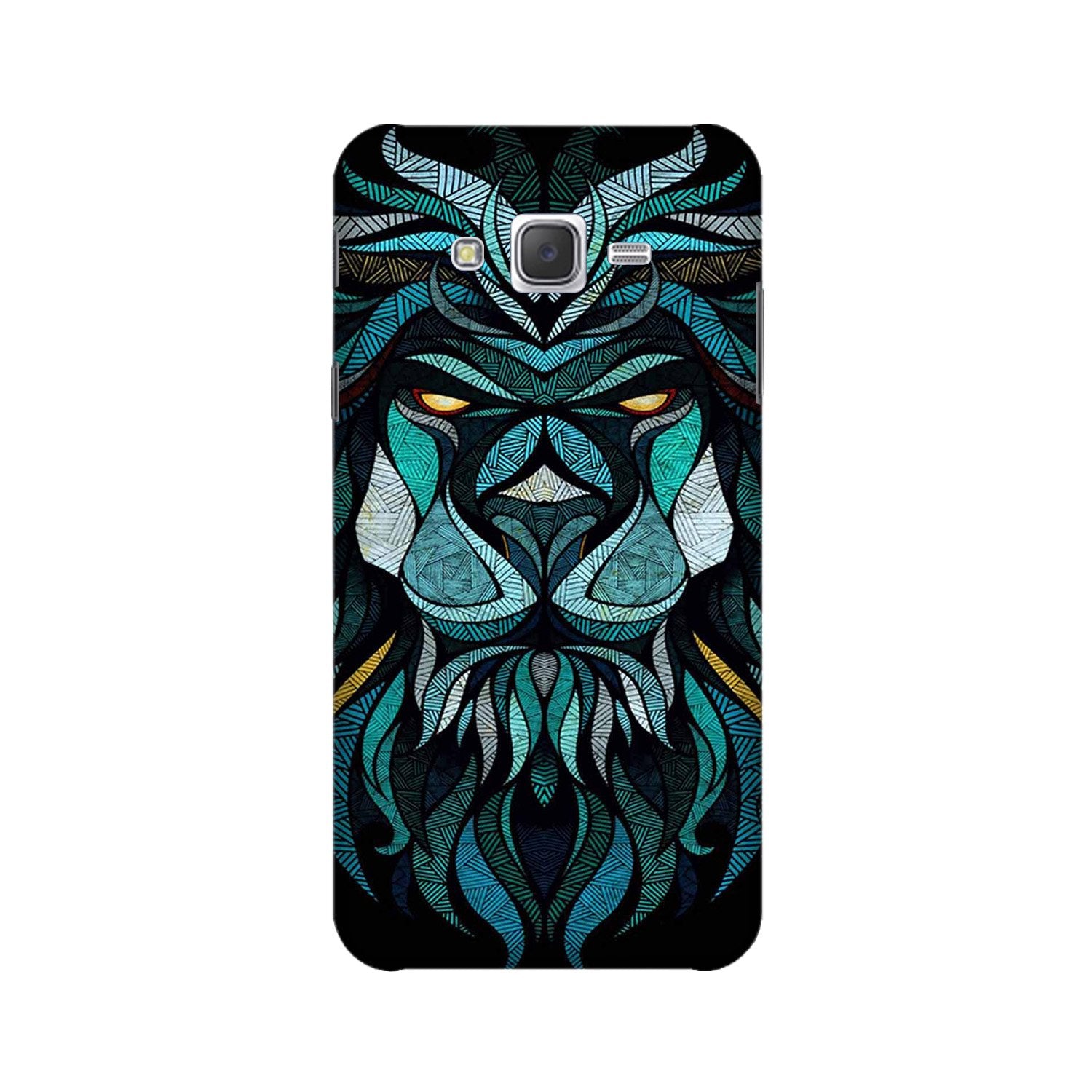 Lion Mobile Back Case for Galaxy J7 (2016) (Design - 314)