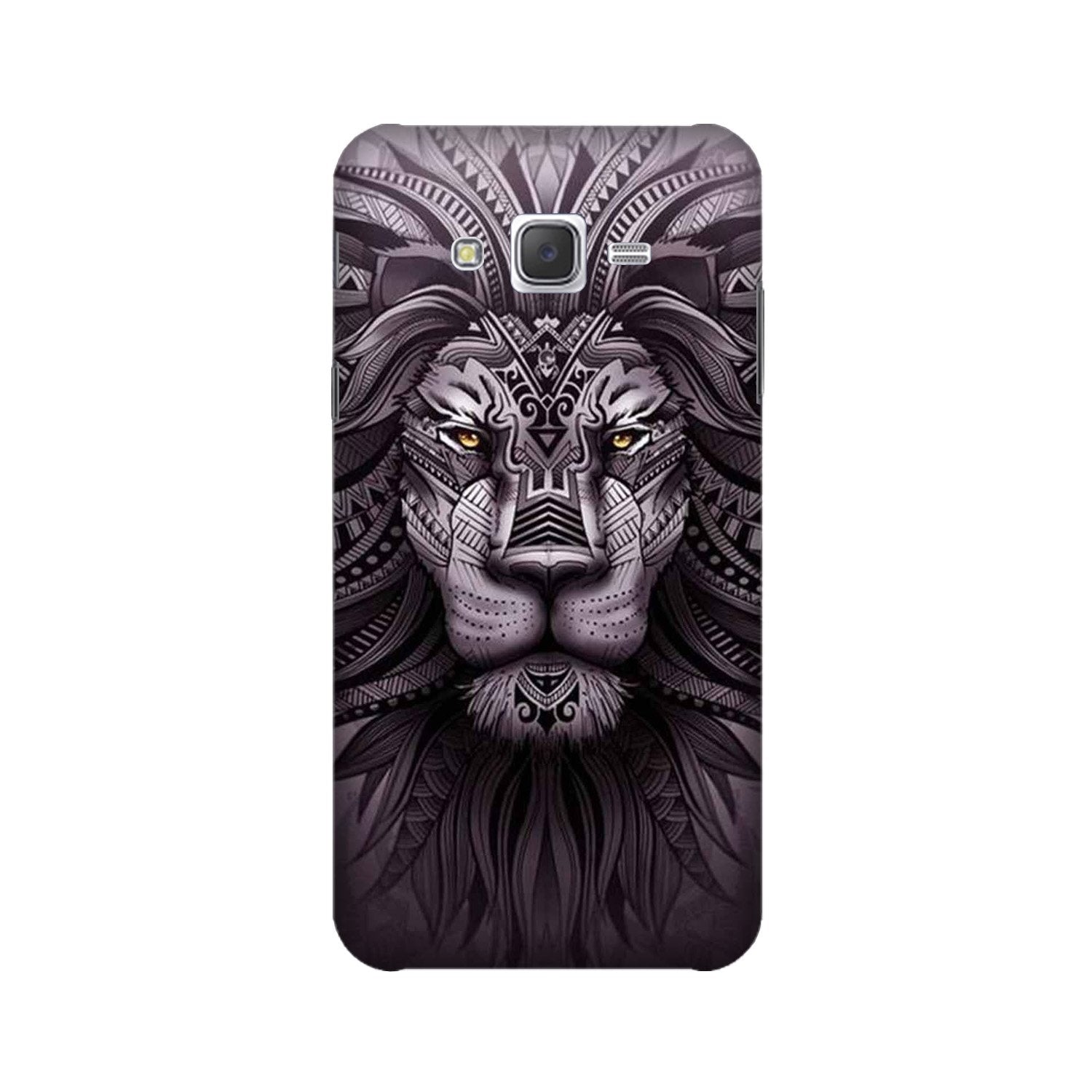 Lion Mobile Back Case for Galaxy J7 (2016) (Design - 315)