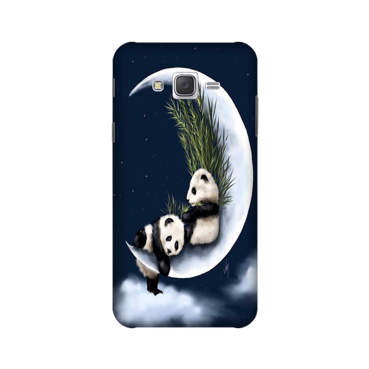 Panda Moon Mobile Back Case for Galaxy J7 (2016) (Design - 318)