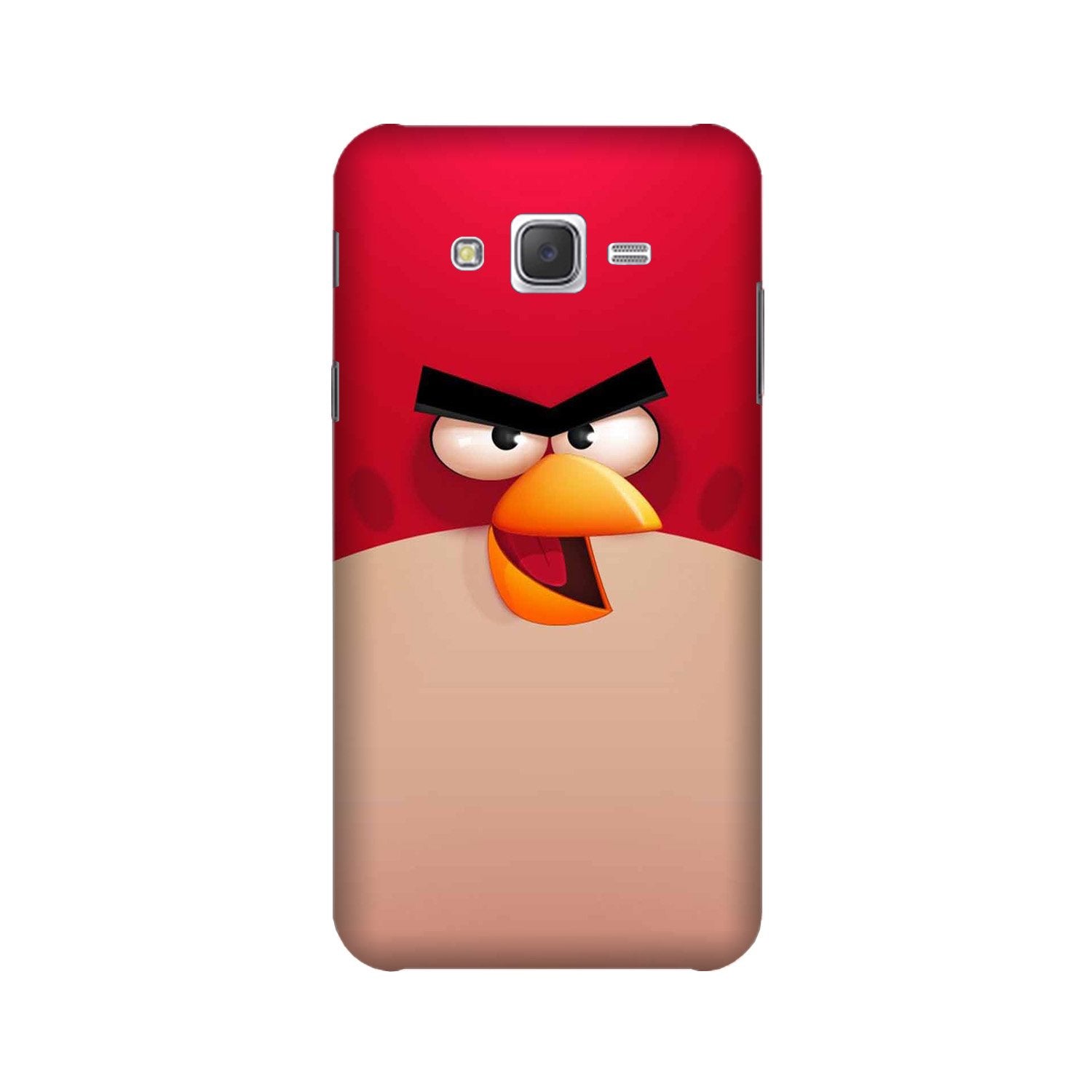 Angry Bird Red Mobile Back Case for Galaxy J7 (2016) (Design - 325)