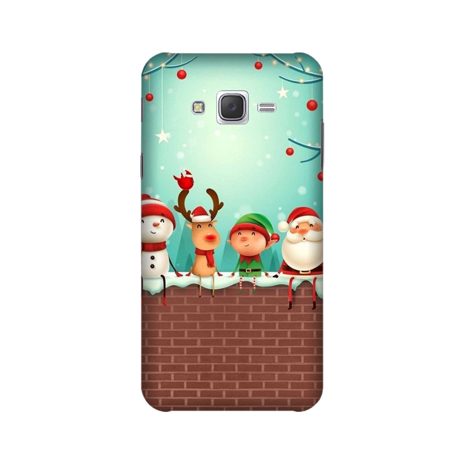 Santa Claus Mobile Back Case for Galaxy J7 (2016) (Design - 334)