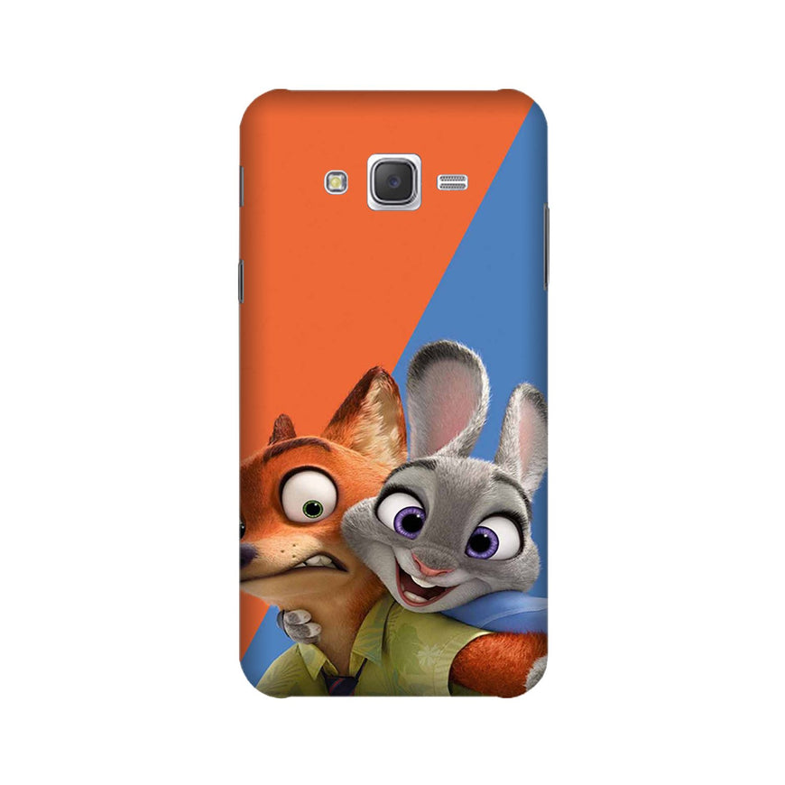 Cartoon Mobile Back Case for Galaxy J7 (2015) (Design - 346)