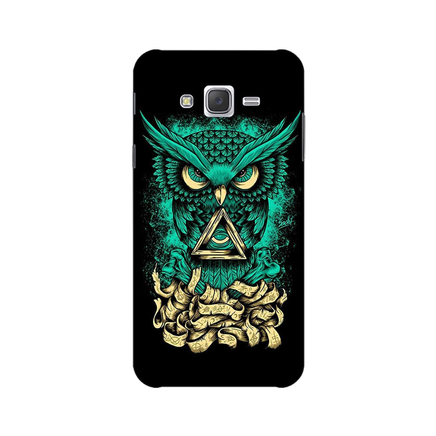 Owl Mobile Back Case for Galaxy J7 (2016) (Design - 358)