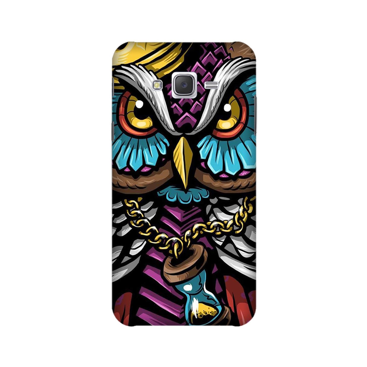 Owl Mobile Back Case for Galaxy J7 (2016) (Design - 359)