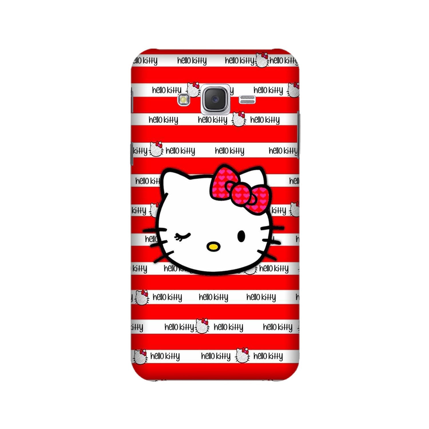 Hello Kitty Mobile Back Case for Galaxy J7 (2016) (Design - 364)