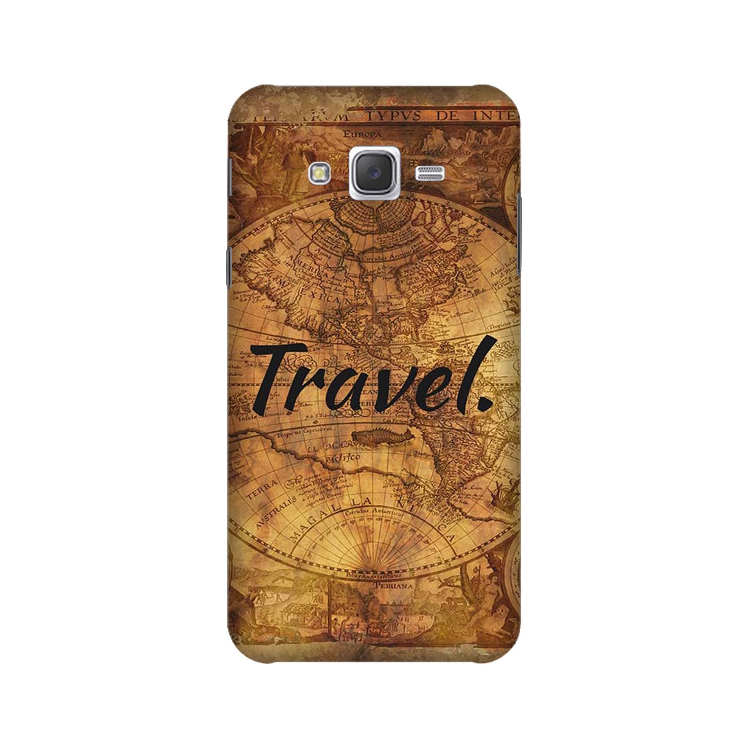 Travel Mobile Back Case for Galaxy J7 (2016) (Design - 375)